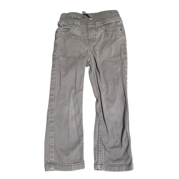 Hanna Andersson Gray Pants Jeans Boy Toddler Size‎ 4 Adjustable Causal - Picture 1 of 3